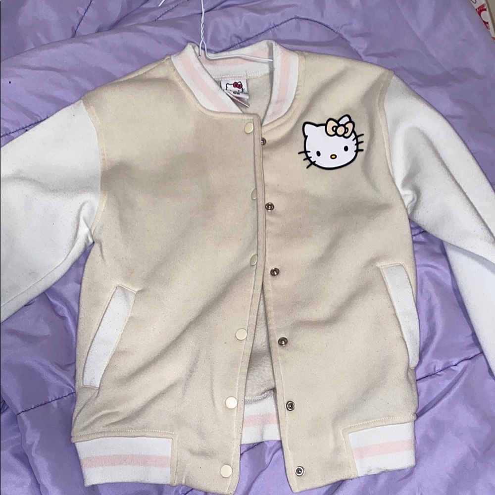 Hello Kitty Beige and White Jacket